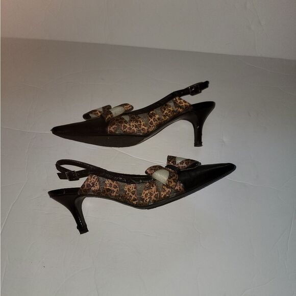 🆕👠J Renee Leopard Print Slingbacks - Picture 3 of 12